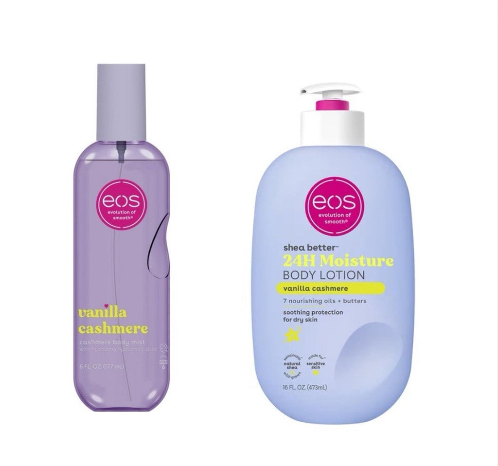 EOS Vanilla Cashmere Body Care Set – Body Lotion & Mist