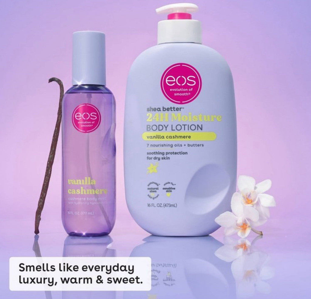 EOS Vanilla Cashmere Body Care Set – Body Lotion & Mist