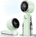 Portable Handheld Turbo Fan 5 Speed Rechargeable Mini Fan