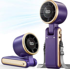 Portable Handheld Turbo Fan 5 Speed Rechargeable Mini Fan