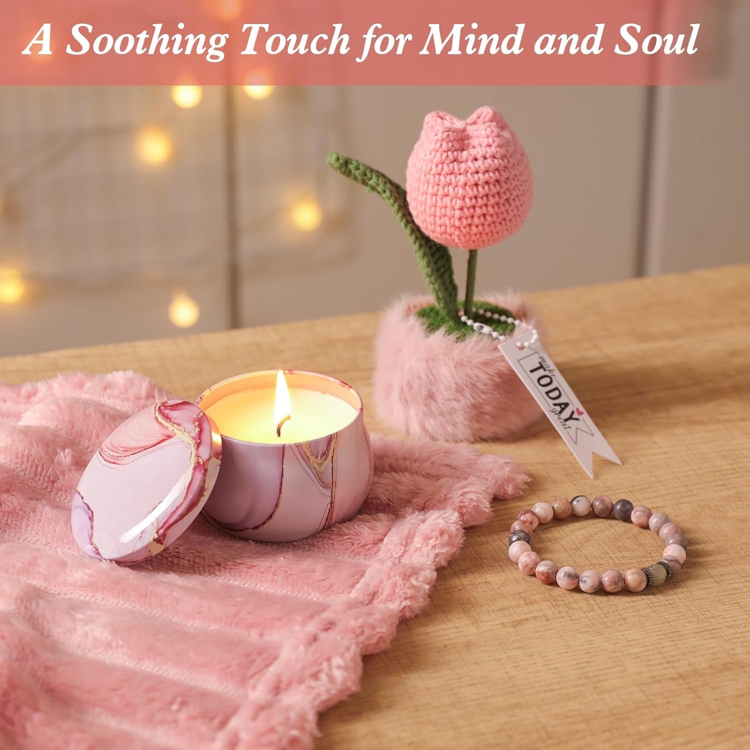 Birthday Gifts for Women - Relaxing Self-Care Gift Basket Set