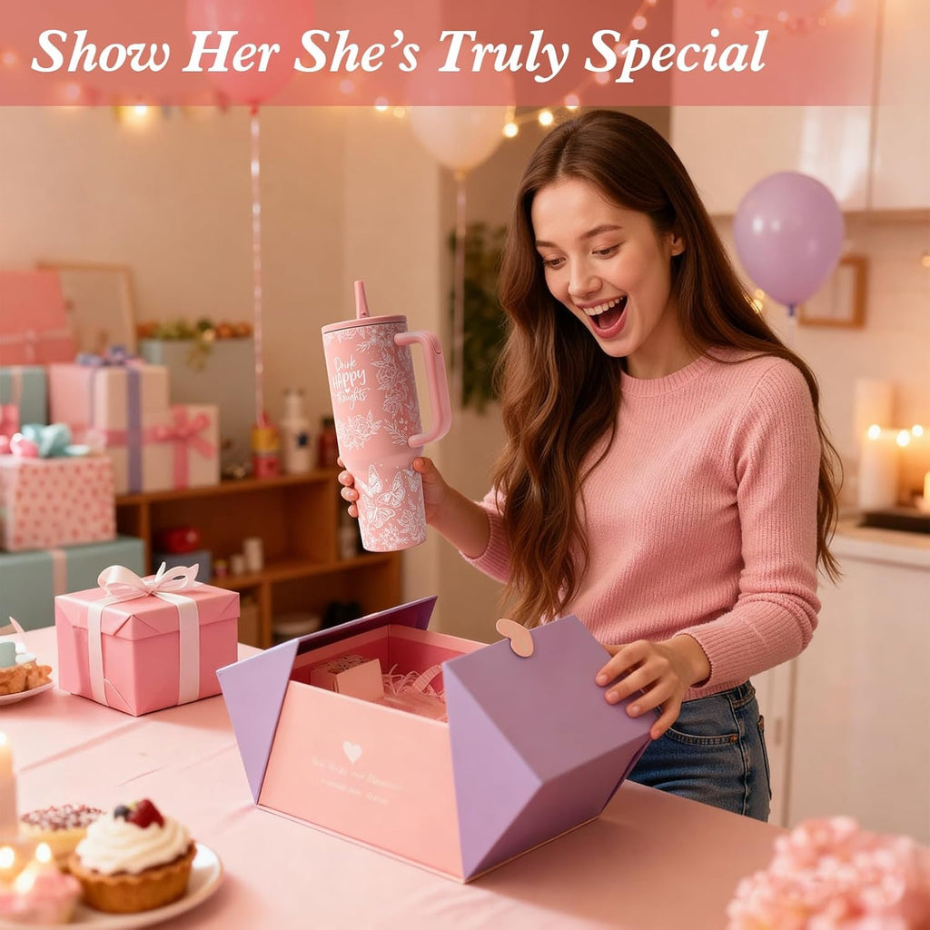 Birthday Gifts for Women - Relaxing Self-Care Gift Basket Set
