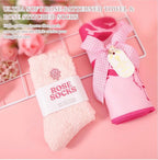 Pink Rose Self-Care Gift Basket Set for Women